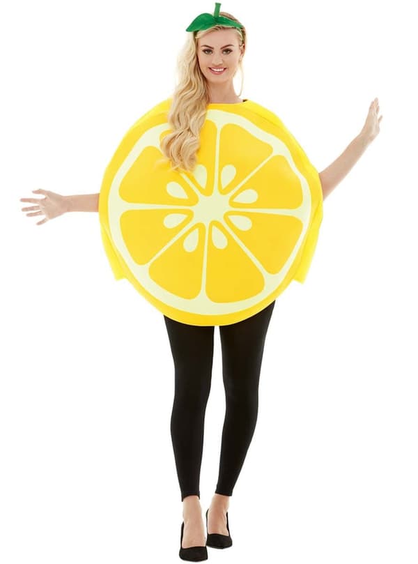 Funidelia | Citron dräkt för dam och herr ▶ Frukter, Mat - Gul One size