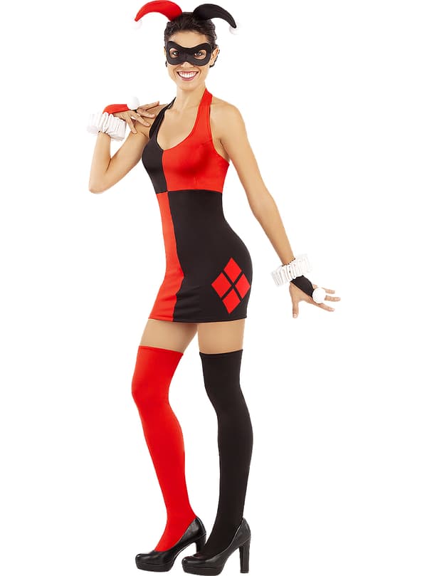 Funidelia | Harley Quinn Drakt OFFISIELL til dame ▶ Superhelt, DC Comics, Suicide Squad, Skurker