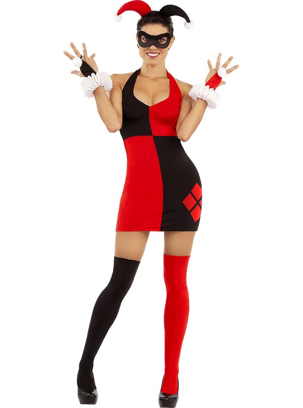 Funidelia | Harley Quinn kjole OFFICIELLE til kvinder ▶ Superhelte, DC Comics, Suicide Squad, Skurke