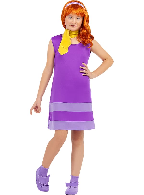 Funidelia | Daphne kostyme - Scooby Doo OFFISIELL til jenter ▶ Scooby Doo, Tegneserie 3-4 years