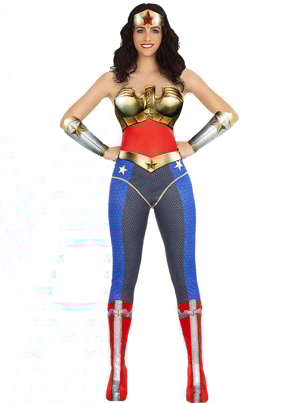 Funidelia | Wonder Woman kostume - Injustice OFFICIELLE til kvinder ▶ Superhelte, DC Comics, Justice League