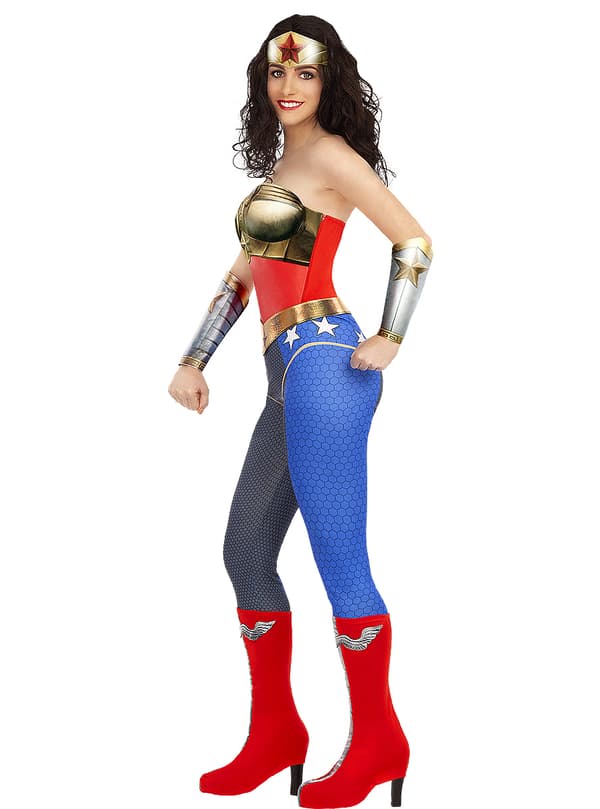 Funidelia | Wonder Woman kostume - Injustice OFFICIELLE til kvinder ▶ Superhelte, DC Comics, Justice League