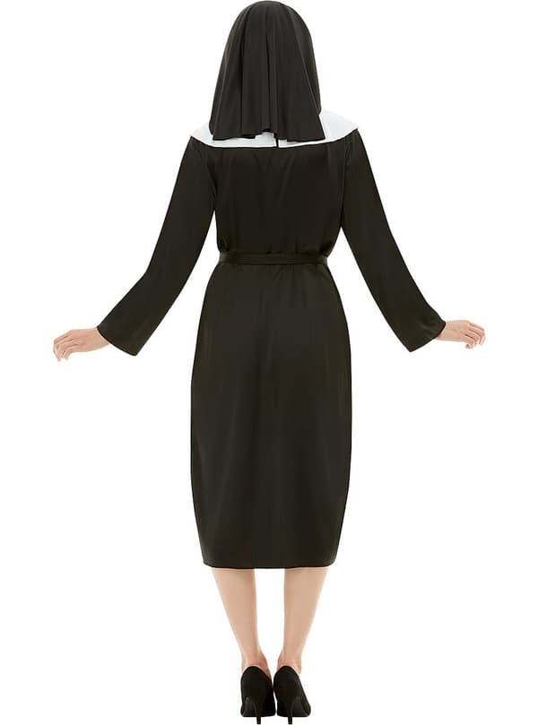 Funidelia | Nunna dräkt för dam ▶ Religösa, Nun, Sister Act, Yrken - Svart