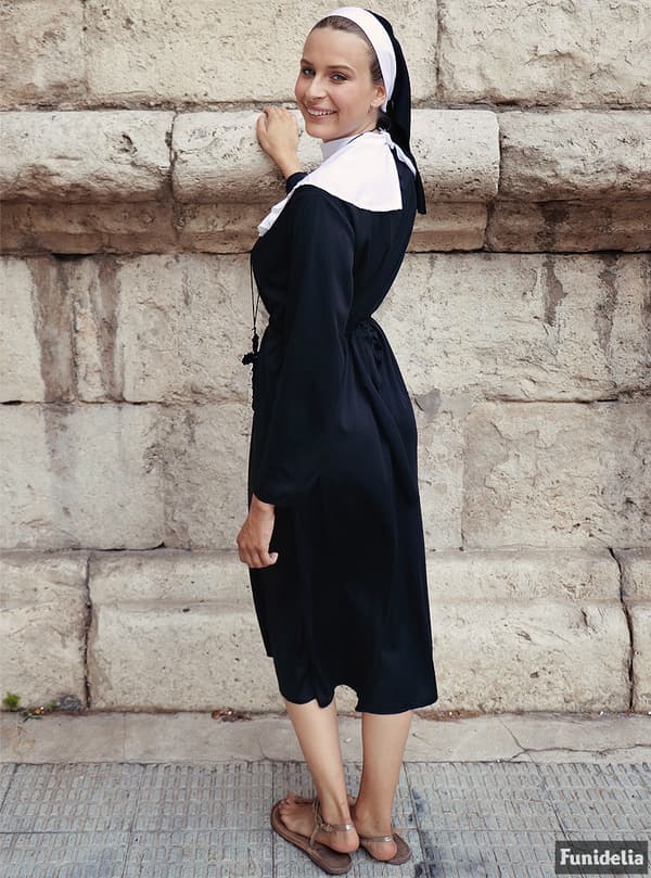 Funidelia | Nonne Kostyme til dame ▶ Religiøse, Nun, Sister Act, Yrker - Svart