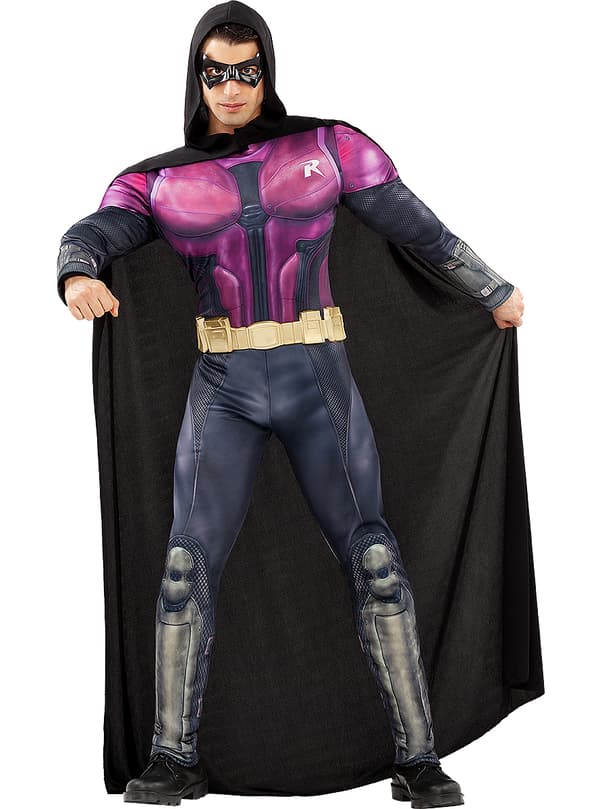 Funidelia | Robin Kostyme - Arkham Knight OFFISIELL til mann ▶ Boy Wonder, Superhelt, DC Comics