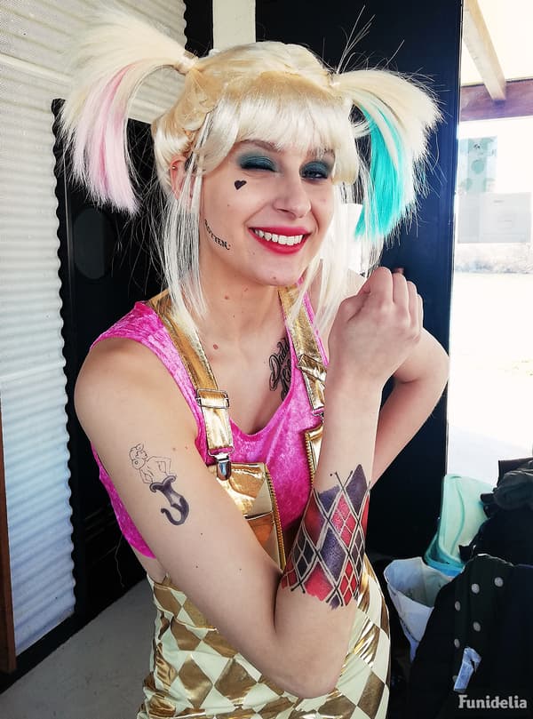 Funidelia | Harley Quinn asu - Birds of Prey VIRALLINEN naisille ▶ Supersankarit, DC Comics, Suicide Squad, Pahikset
