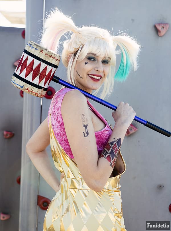 Funidelia | Harley Quinn asu - Birds of Prey VIRALLINEN naisille ▶ Supersankarit, DC Comics, Suicide Squad, Pahikset