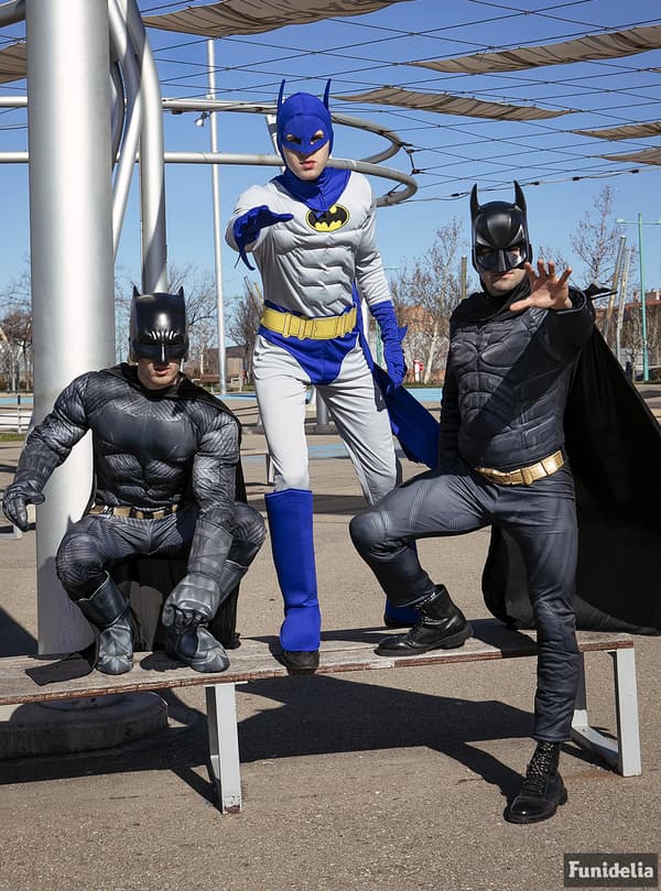 Funidelia | Batman Maskeraddräkt OFFICIELLA för herr ▶ The Dark Knight, Superhjältar, DC Comics, Läderlappen