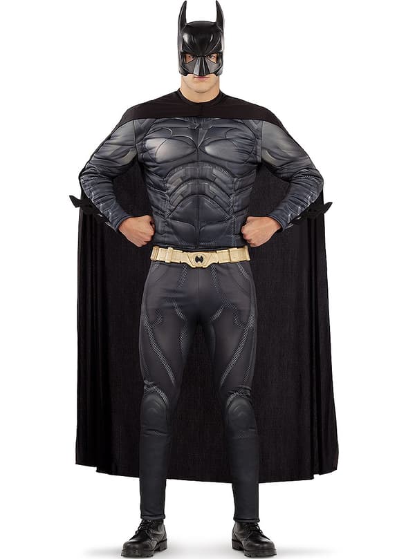 Funidelia | Batman Maskeraddräkt OFFICIELLA för herr ▶ The Dark Knight, Superhjältar, DC Comics, Läderlappen S