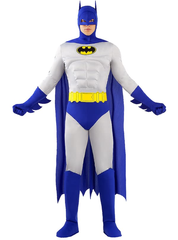 Funidelia | Batman kostume - The Brave and the Bold OFFICIELLE til mænd ▶ The Dark Knight, Superhelte, DC Comics, Flagermusmand