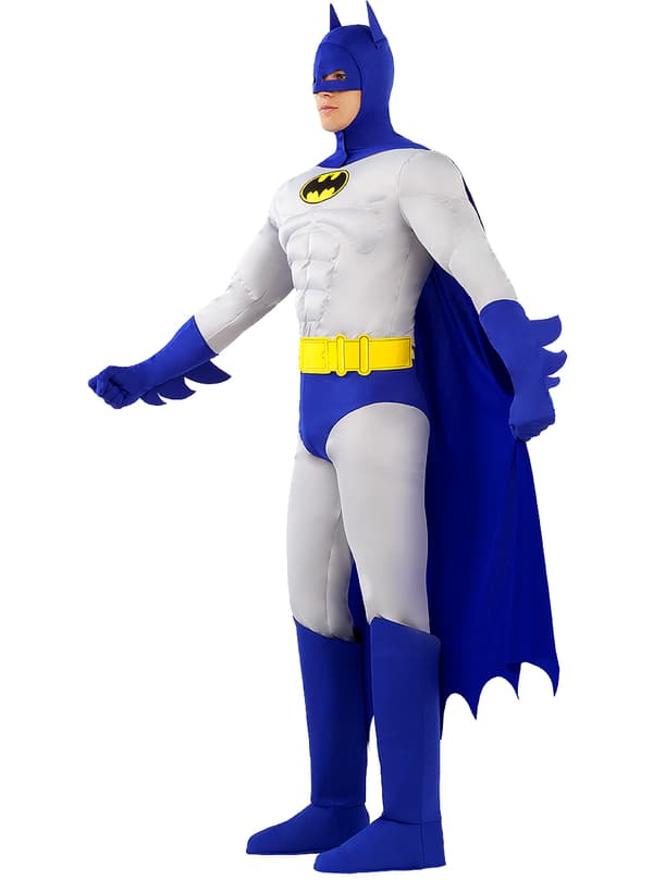 Funidelia | Batman kostume - The Brave and the Bold OFFICIELLE til mænd ▶ The Dark Knight, Superhelte, DC Comics, Flagermusmand