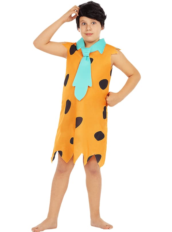 Funidelia | Fred Flintstone kostume til drenge - The Flintstones OFFICIELLE til drenge ▶ The Flintstones, Tegneserier, Familien Flintstone, Hulemænd