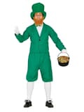 Miniatyrbillede 1 af 2: Leprechuaun kostume til mænd