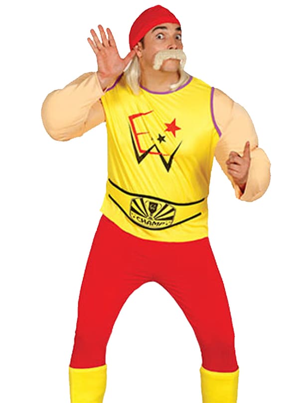 Maskeraddräkt Fighter Hogan vuxen