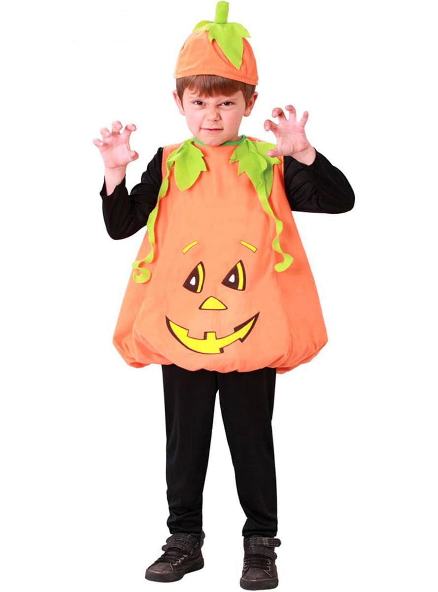 Pumpa Halloween dräkt till småbarn