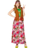 Miniatyrbilde 1 av 2: Glad Hippie Kostyme Dame
