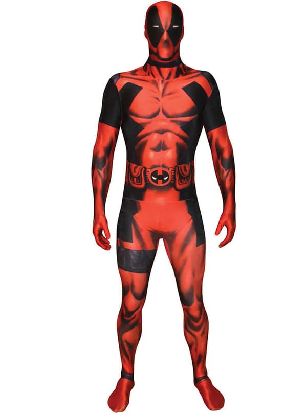 Klassisk Morphsuit Deadpool dräkt L