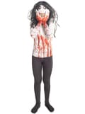 Miniatyrbild 1 av 10: Maskeraddräkt Jeff the Killer Morphsuit för barn