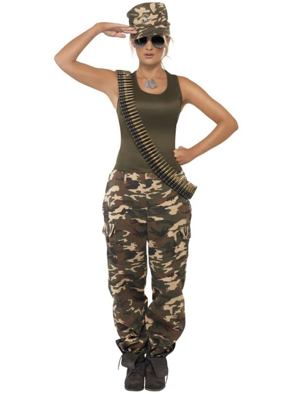 Camouflagekostume til kvinder M