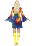 Miniatyrbild 2 av 6: Hippie Maskeraddräkt Vuxen