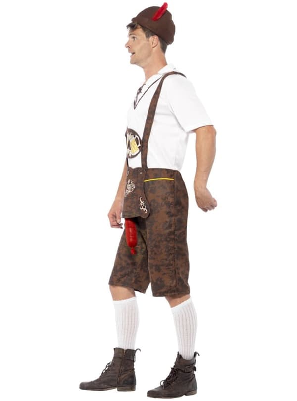 Lederhosen Oktoberfest kostume med overraskelse