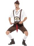 Miniatyrbillede 2 af 8: Lederhosen Oktoberfest kostume med overraskelse