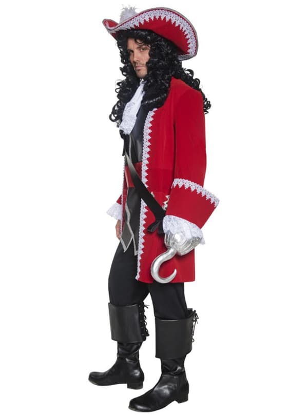 Deluxe Piratkapten Maskeraddräkt