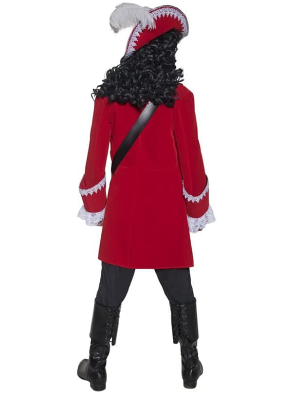 Deluxe Piratkapten Maskeraddräkt