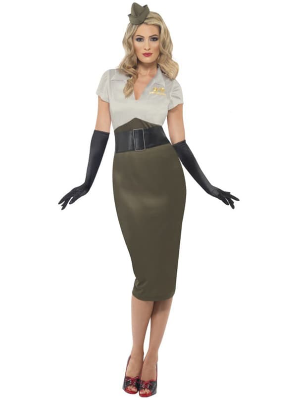 Andra världskriget armén Pin-Up Maskeraddräkt