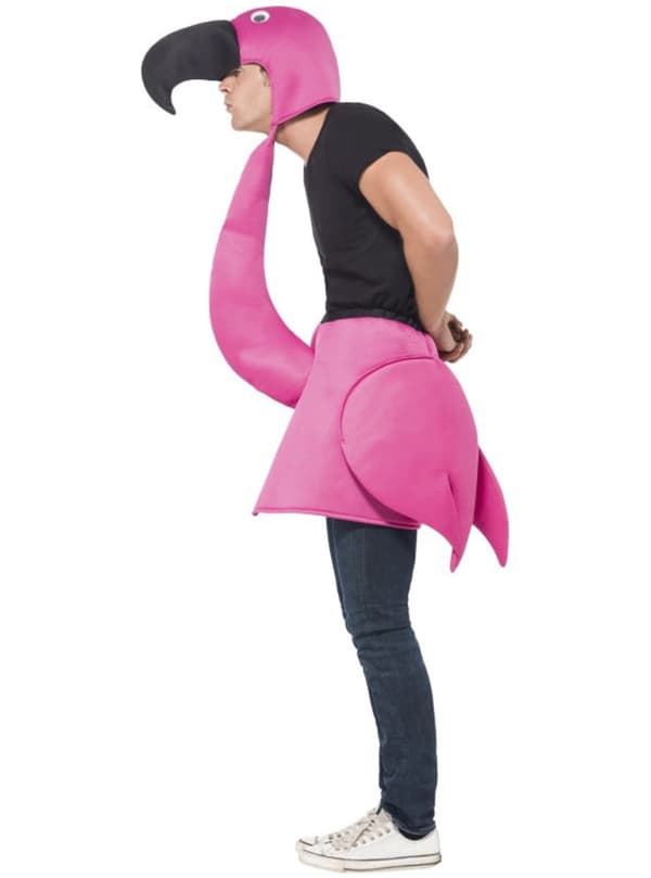 Rosa flamingodräkt för vuxna