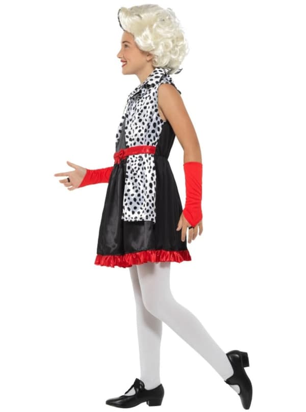 Cruella skurke kostume til piger