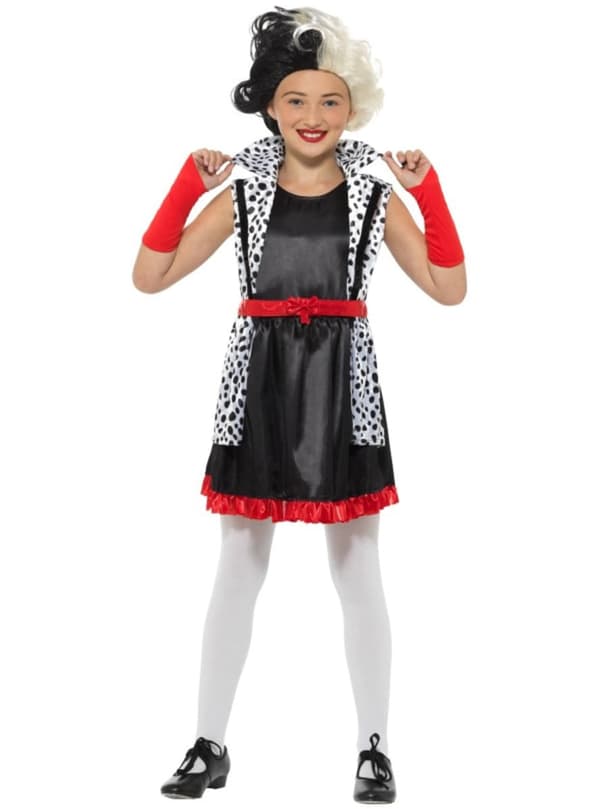 Cruella skurke kostume til piger