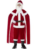 Miniatyrbillede 1 af 2: Julemandskappe med kostume til mænd