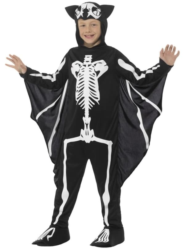 Flagermusskelet kostume til børn 7-9 years