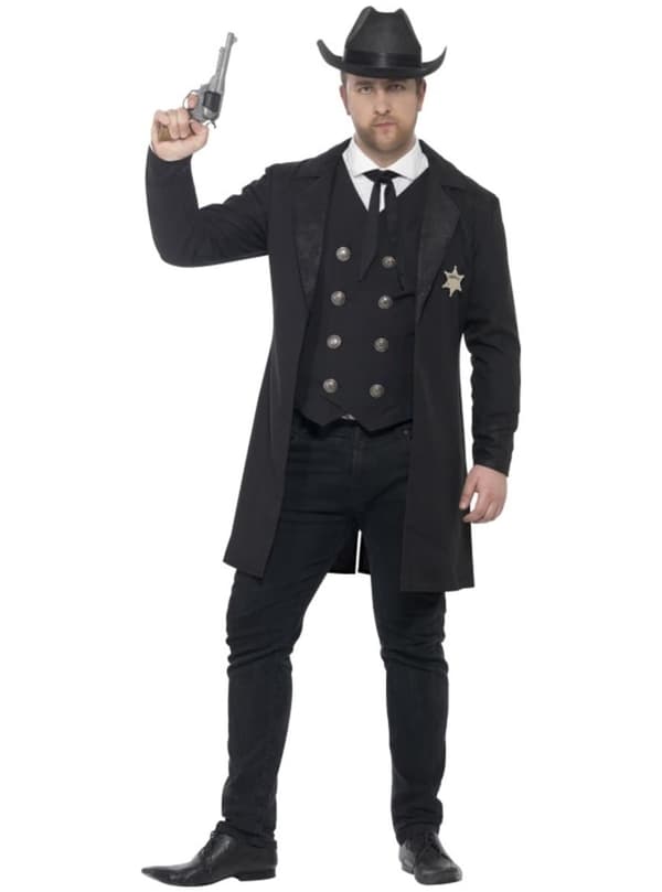 Maskeraddräkt sheriff för honom L