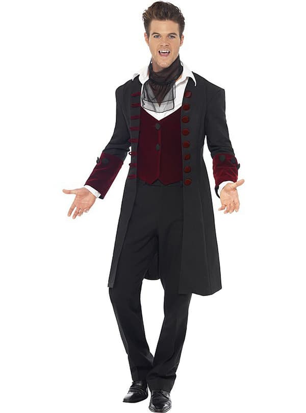 Fever Goottityylinen vampyyrimies -asu aikuisille