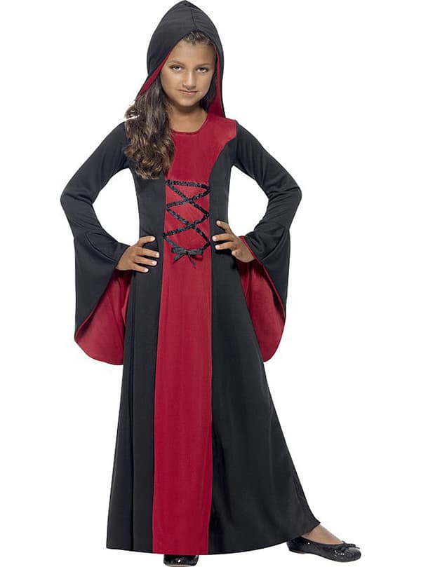 Damevampyrkostume til pige 4-6 years