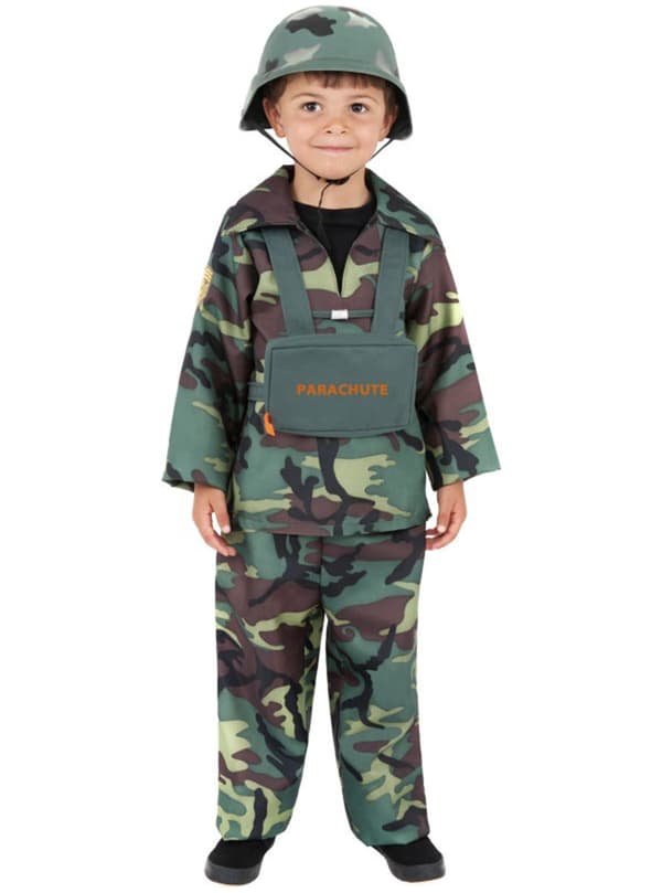 Armé Kamouflage Maskeraddräkt Barn 10-12 years