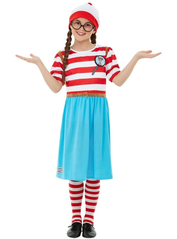 Find Holger Helga Deluxe kostume til piger 4-6 years
