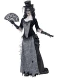 Miniatyrbild 1 av 6: Zombie spökänka Maskeraddräkt för henne