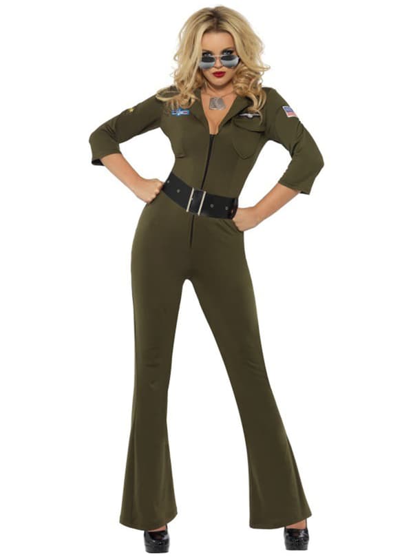 Top Gun pilotkostume til kvinder S