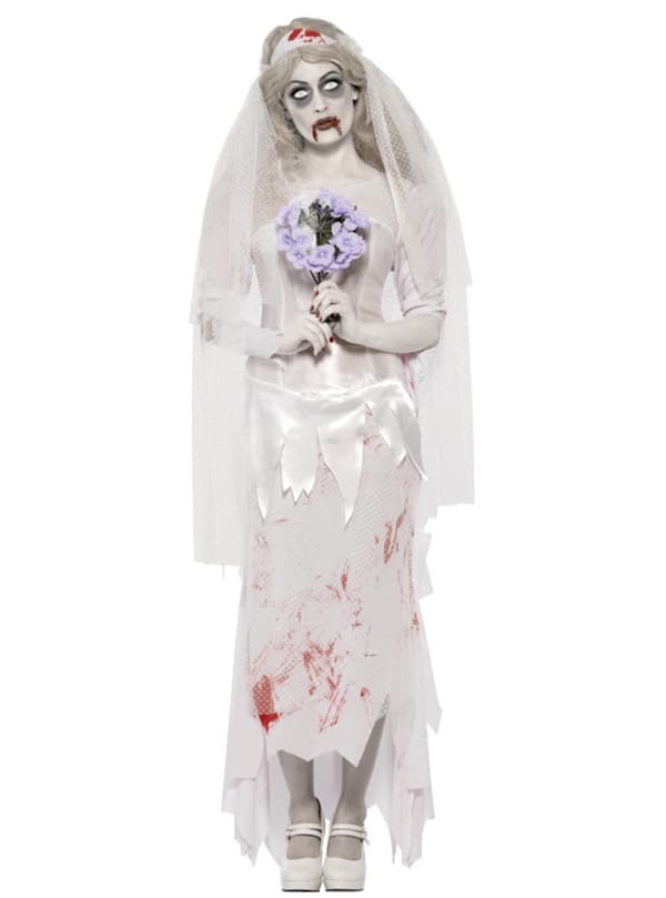 Zombie brud Maskeraddräkt