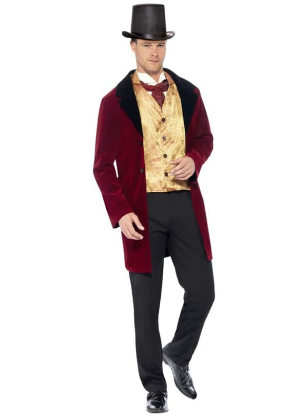Viktoriansk Æra Gentleman Kostume M
