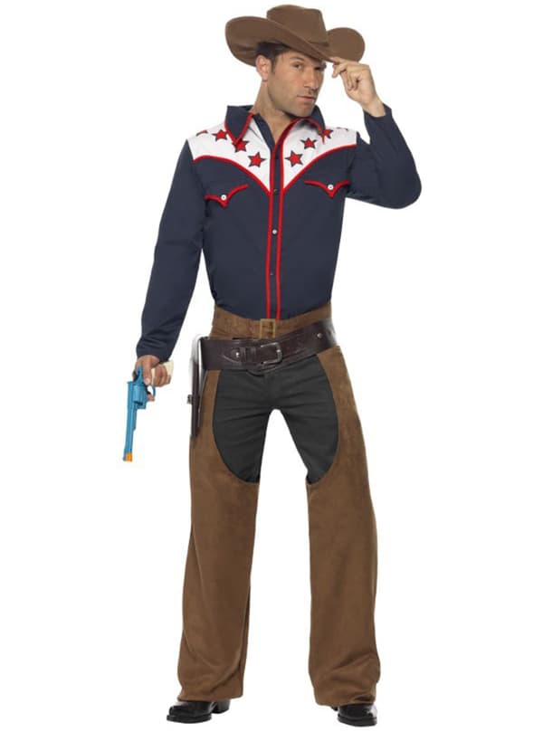 Rodeo cowboykostume til mænd L