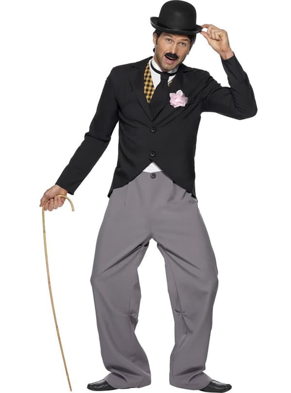 Charlie Chaplin Maskeraddräkt Vuxen L