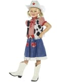 Miniatyrbillede 1 af 4: Sød Cowgirl kostume til piger