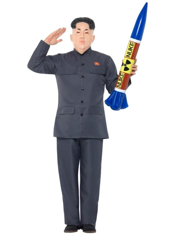 Grå koreansk præsident kostume til mænd