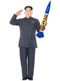 Miniatyrbillede 2 af 8: Grå koreansk præsident kostume til mænd