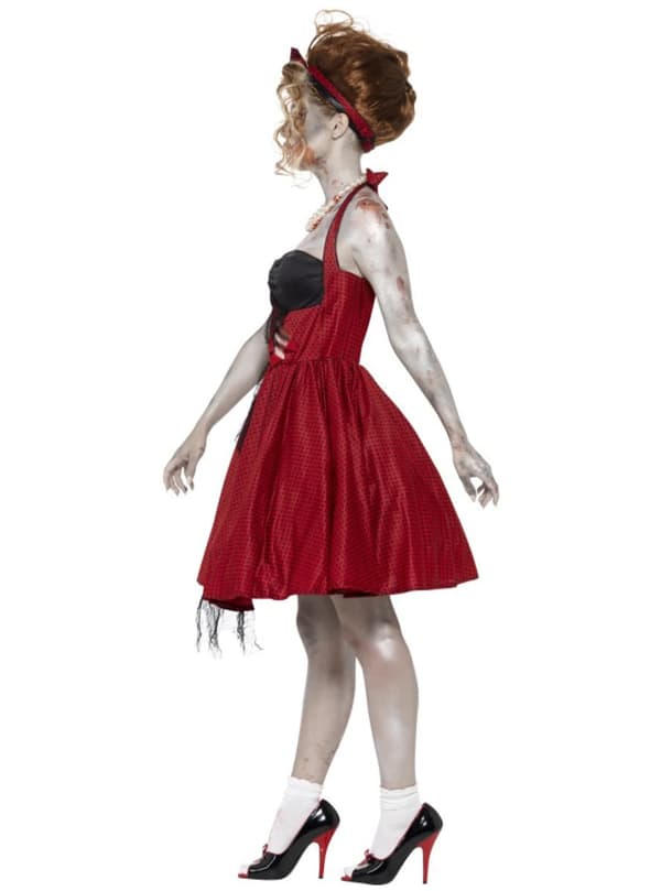 Ballerina zombie kostume til kvinder