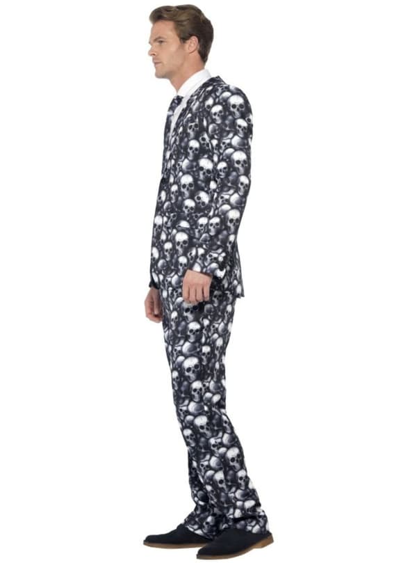 Elegant skeletkostume til mænd